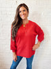 Easy Henley Red
