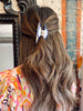 Porcelain Print Hair Claw