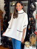 Fireside Poncho Ivory