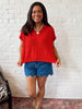 Salt Air Knit Red