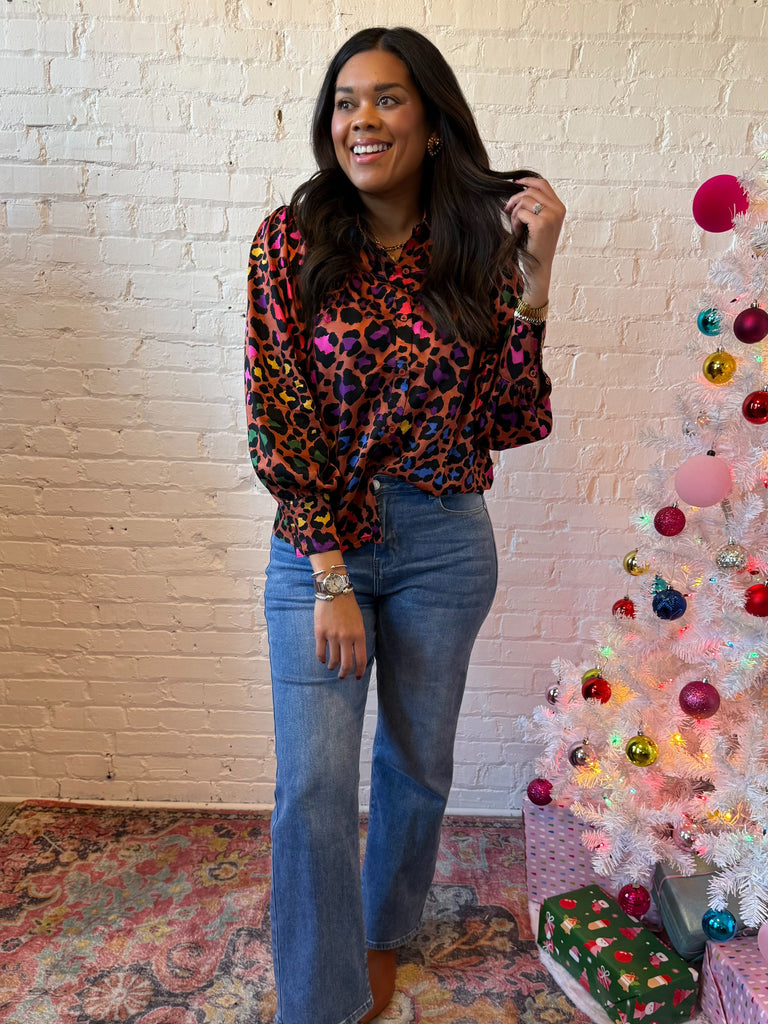 Lisa Animal Print Top