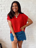 Salt Air Knit Red