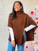 Elevated Poncho Brown