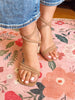 Azure Strappy Sandal