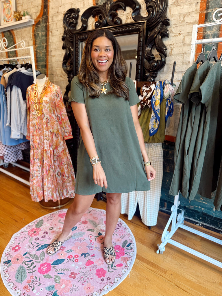 Easy Livin Dress Green
