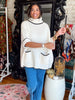 Fireside Poncho Ivory