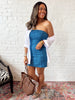 Marina Mini Denim Dress