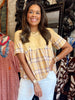 Cher Plaid Top