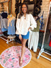Hannah Ruffle Top