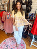 Cher Plaid Top