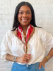 Magnetic Triangle Scarf - Rosette
