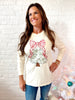 Bow Xmas Tree Top Ivory