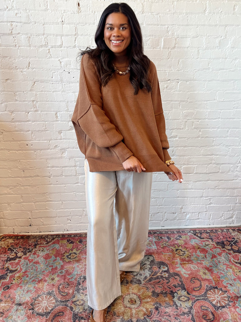 Everyday Luxe Sweater Camel