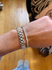 Rolly CZ Stud Bracelet - Silver