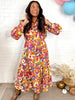 Gold Gardens Maxi Dress