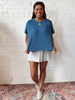 Elevated Tee Blue