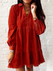 Crimson Harvest Dress
