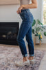 Amber Mid Rise Cuffed Slim Fit Jeans