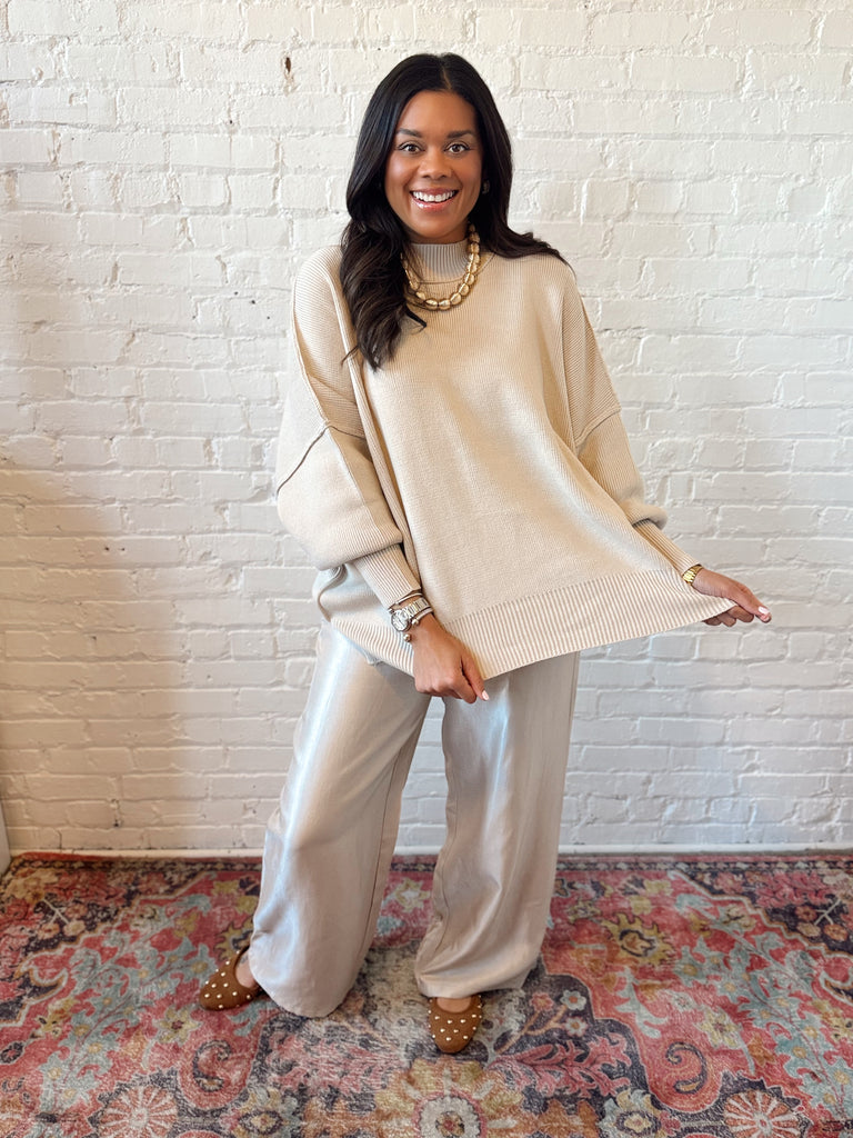 Everyday Luxe Sweater Beige