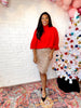 Let’s Make a Toast Sequined Skirt in Champagne