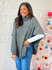 Elevated Poncho Grey