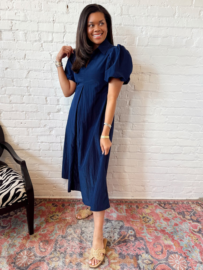 Merit Puff Sleeve Maxi Dress