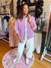 Vintage Violet Quilted Jacket