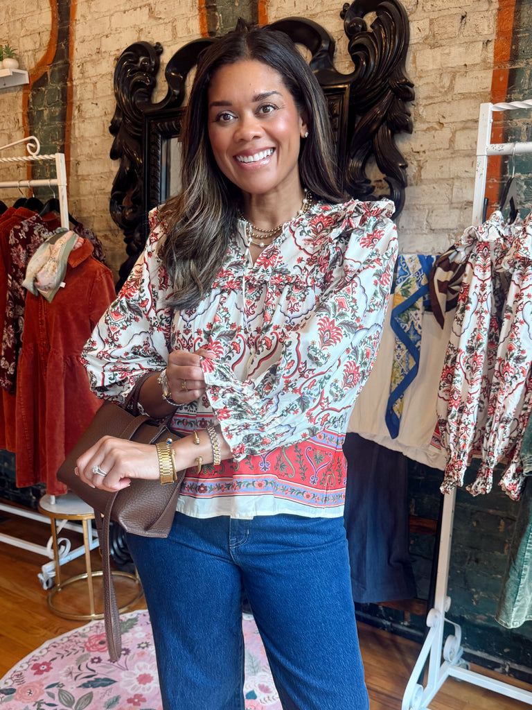 Bohemian Bloom Top