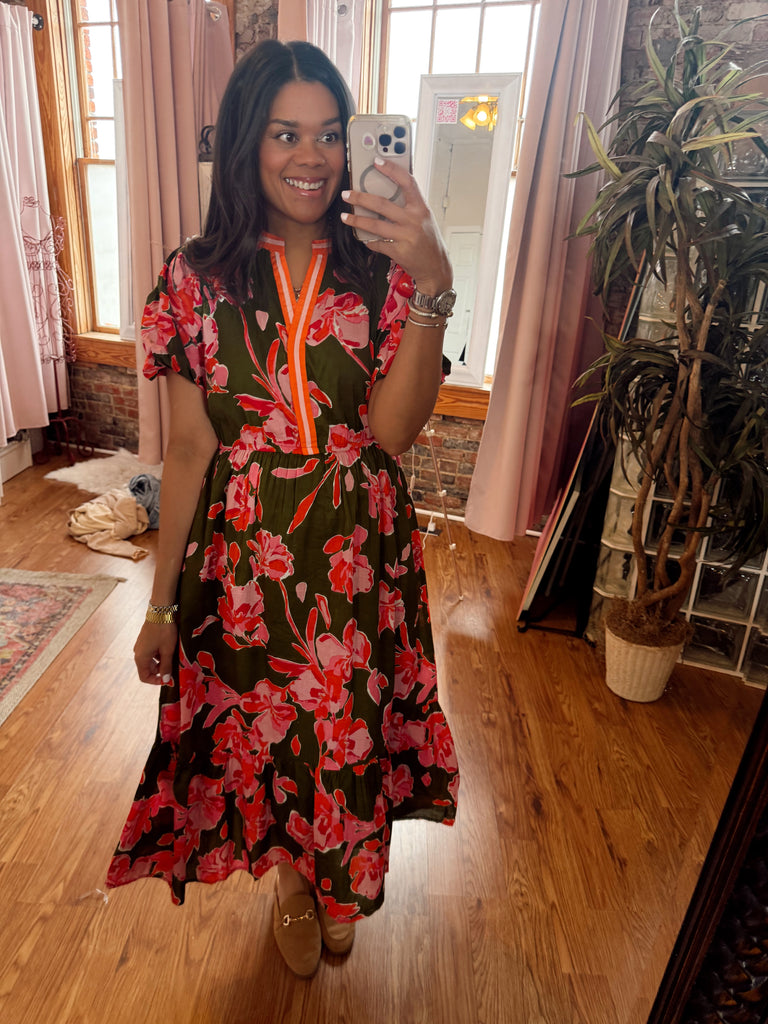 Magnolia Grove Maxi Dress