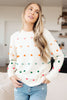 Rainbow Pebbles Detail Sweater
