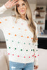 Rainbow Pebbles Detail Sweater
