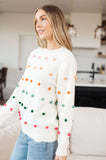 Rainbow Pebbles Detail Sweater