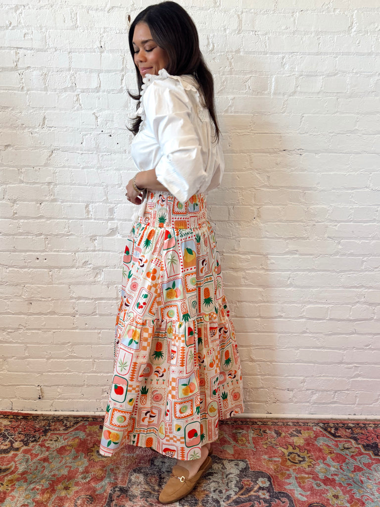 Palm Spritz Maxi Skirt