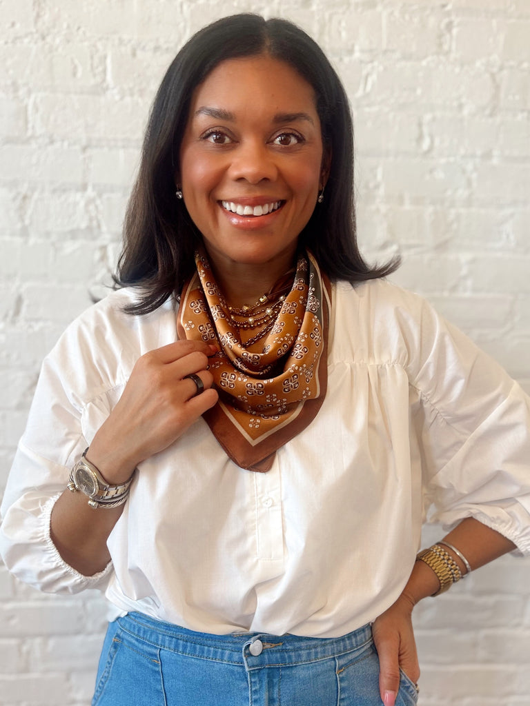 Magnetic Triangle Scarf - Color Block