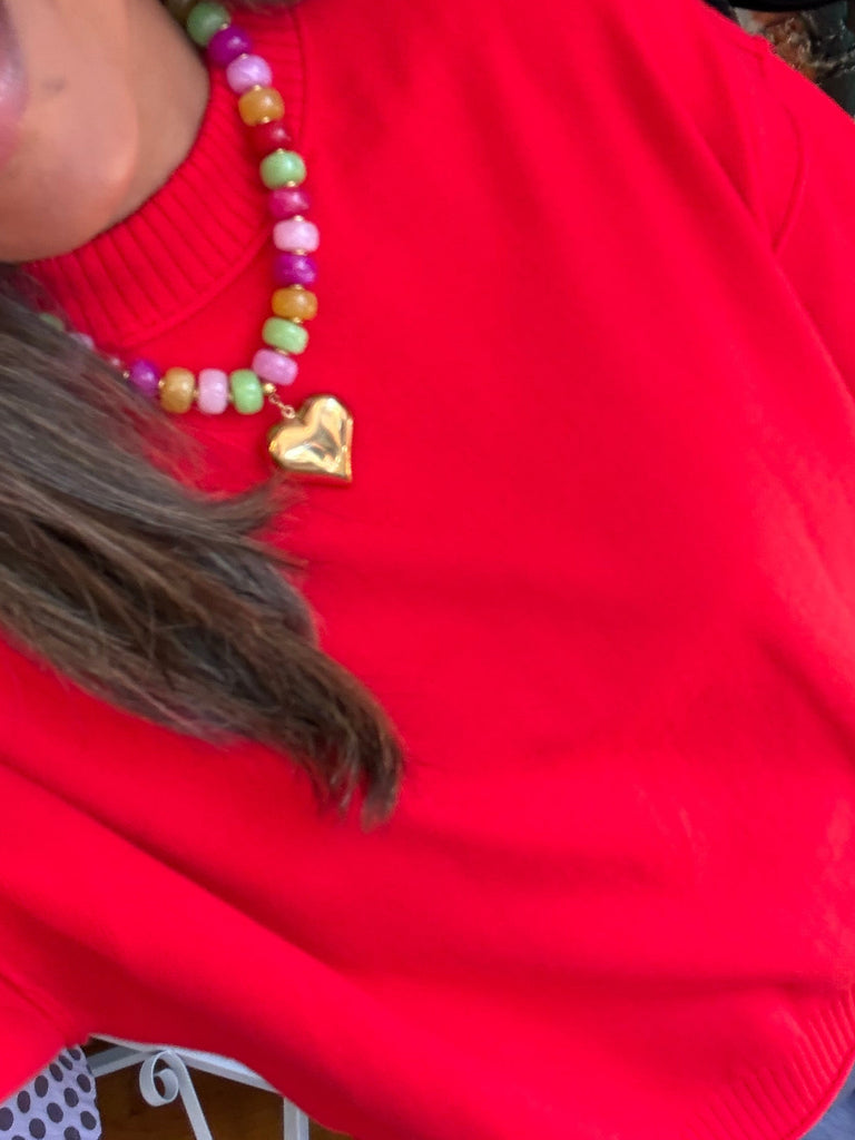 Colorful Heart Necklace