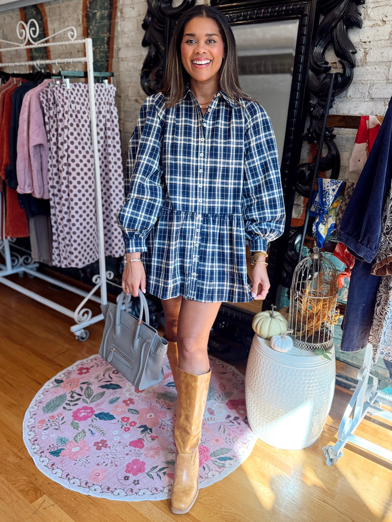 Plaid About You Dress