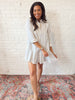 Evelyn Striped Dress Blue