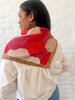 Magnetic Triangle Scarf - Rosette
