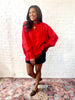 Everyday Luxe Sweater Ruby Red