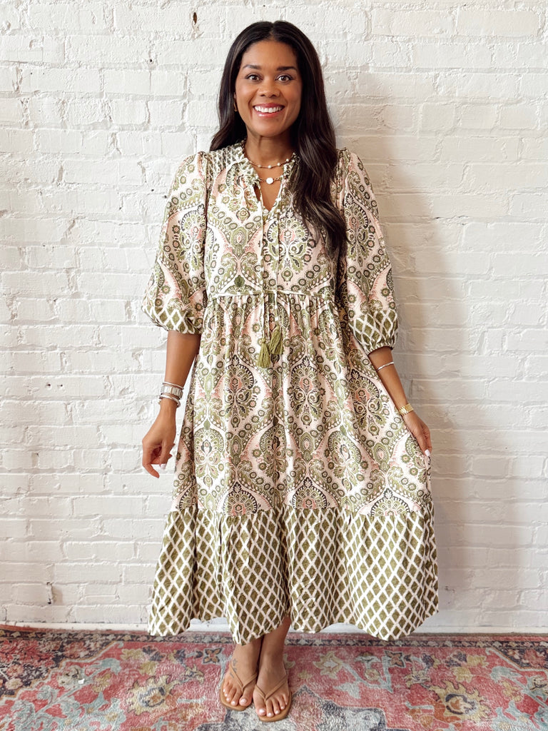 Palmetto Pink Midi