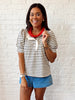 Old Money Stripe Top