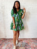 Emerald Petals Dress