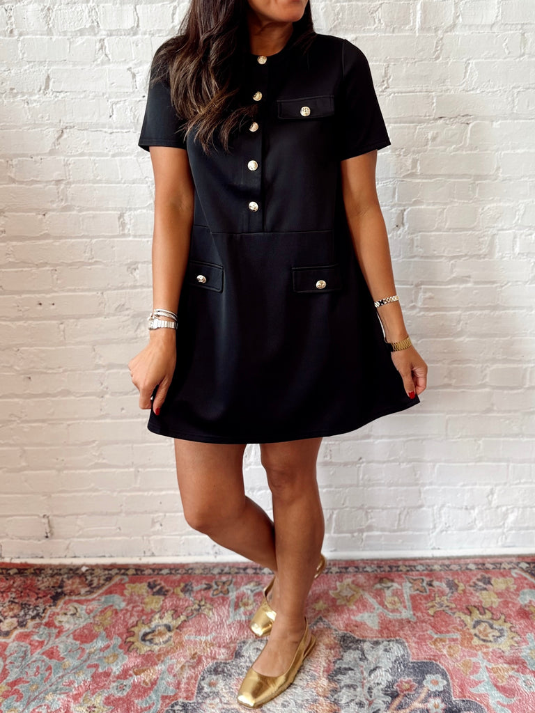 Noir Luxe Dress