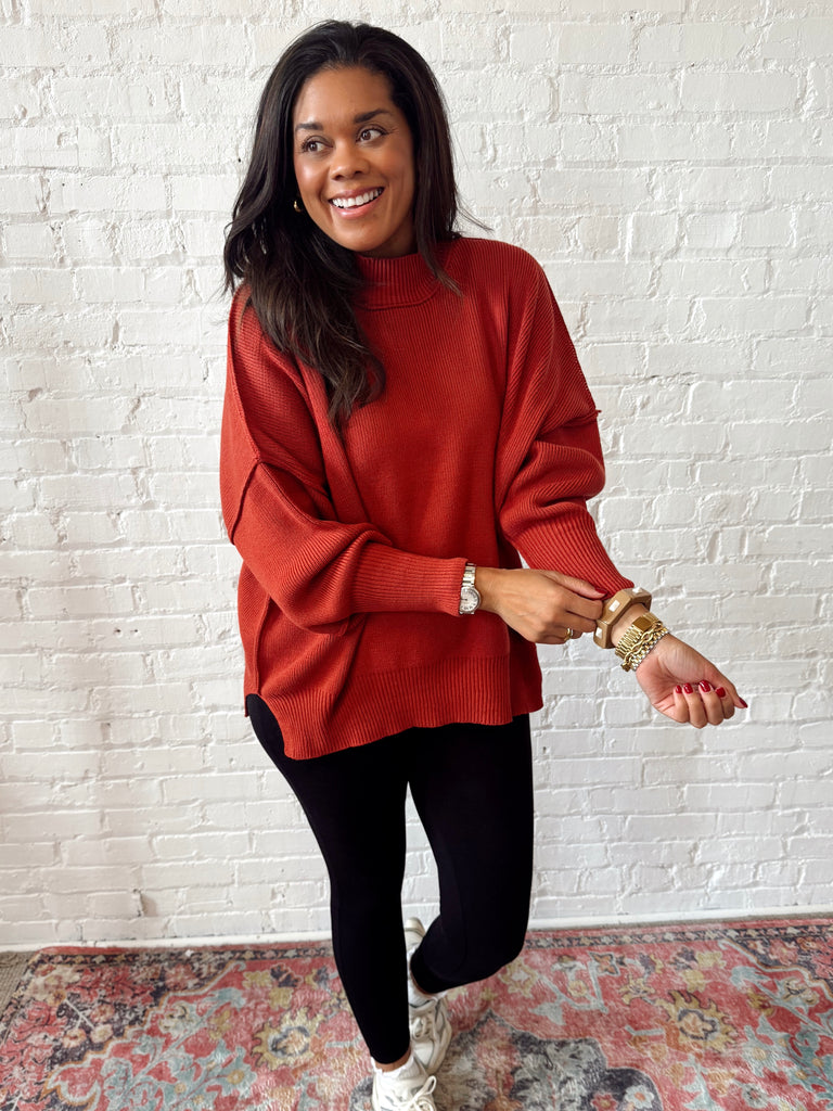 Everyday Luxe Sweater Rust