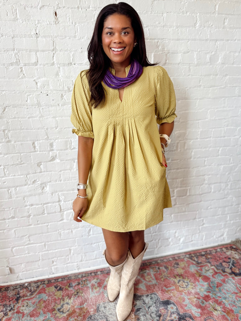 Game Day Gold Dress