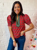 Yuletide Plaid Top
