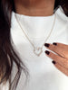 CZ Diamond Heart Necklace