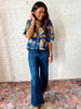 Indigo Garden Top