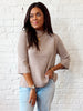 Agnes Knit Sweater- Mocha