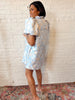 Diana Puff Sleeve Dress Light Blue
